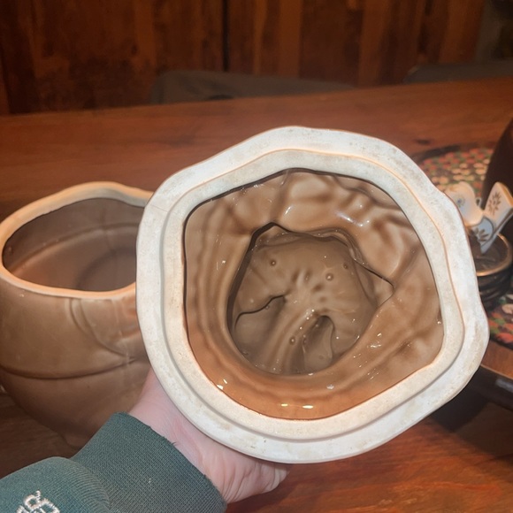 VINTAGE ROYAL SEALY JAPAN PETER RABBIT EASTER BUNNY COOKIE JAR BROWN - Picture 10 of 13